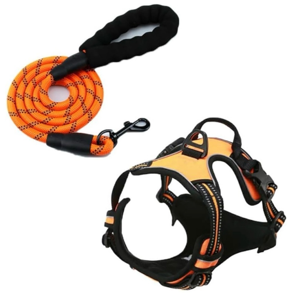 No-Pull Dog Harness with Leash | Adjustable Reflective Pet Vest Size Small - Picture 5 of 7